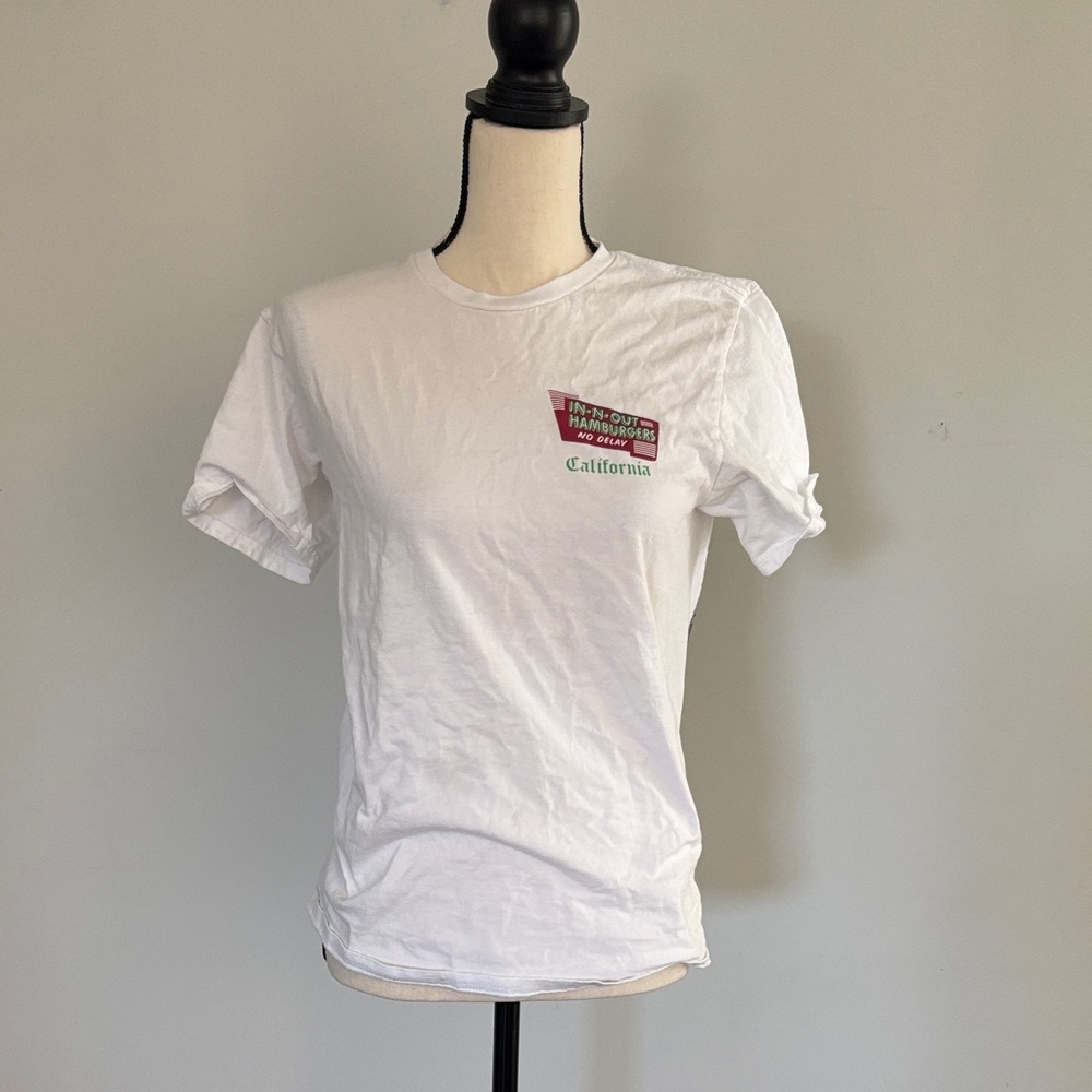White Graphic In-N-Out T-Shirt